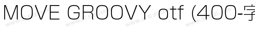 MOVE GROOVY otf (400字体转换